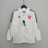 Corta-vento Flamengo Adidas - Branco+Vermelho