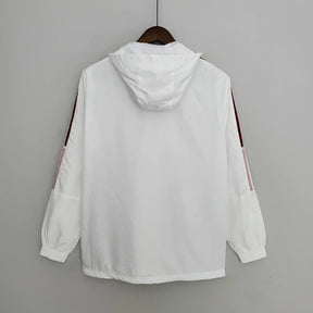 Corta-vento Flamengo Adidas - Branco+Vermelho