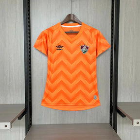 Camisa Fluminense Goleiro 24/25 Torcedor Umbro Feminina - Laranja