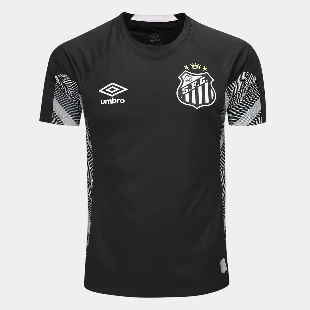 Camisa Santos 25/26 Goleiro Umbro Masculina - Preto