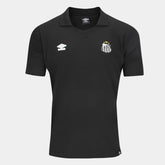 Camisa Polo Santos 25/26 Viagem Umbro Masculina - Preto