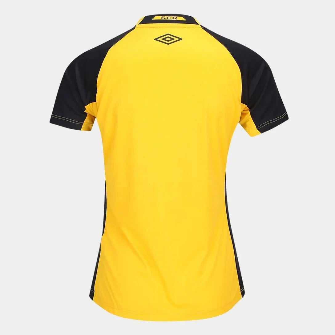 Camisa Sport II 25/26 s/n Torcedor Umbro Feminina - Amarelo+Preto