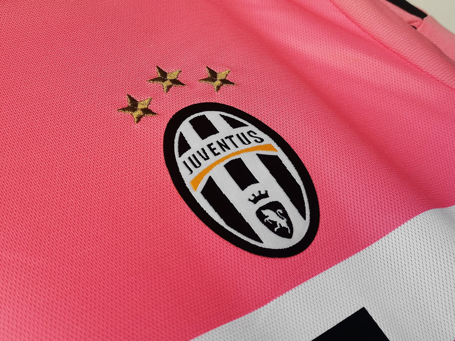 Camisa da Juventus 2015 Retrô  Manga longa - Rosa