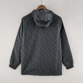 Corta-vento Flamengo Adidas - Preto