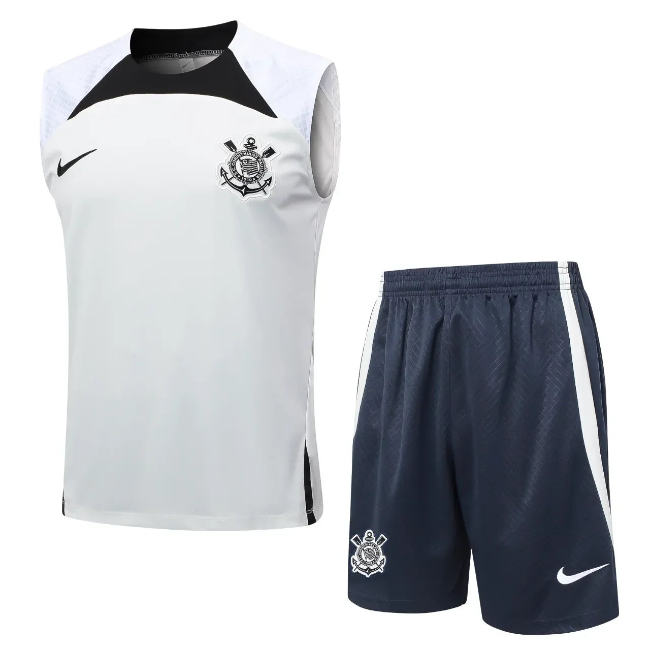 Conjunto Corinthians Treino Regata 25/26- Branco