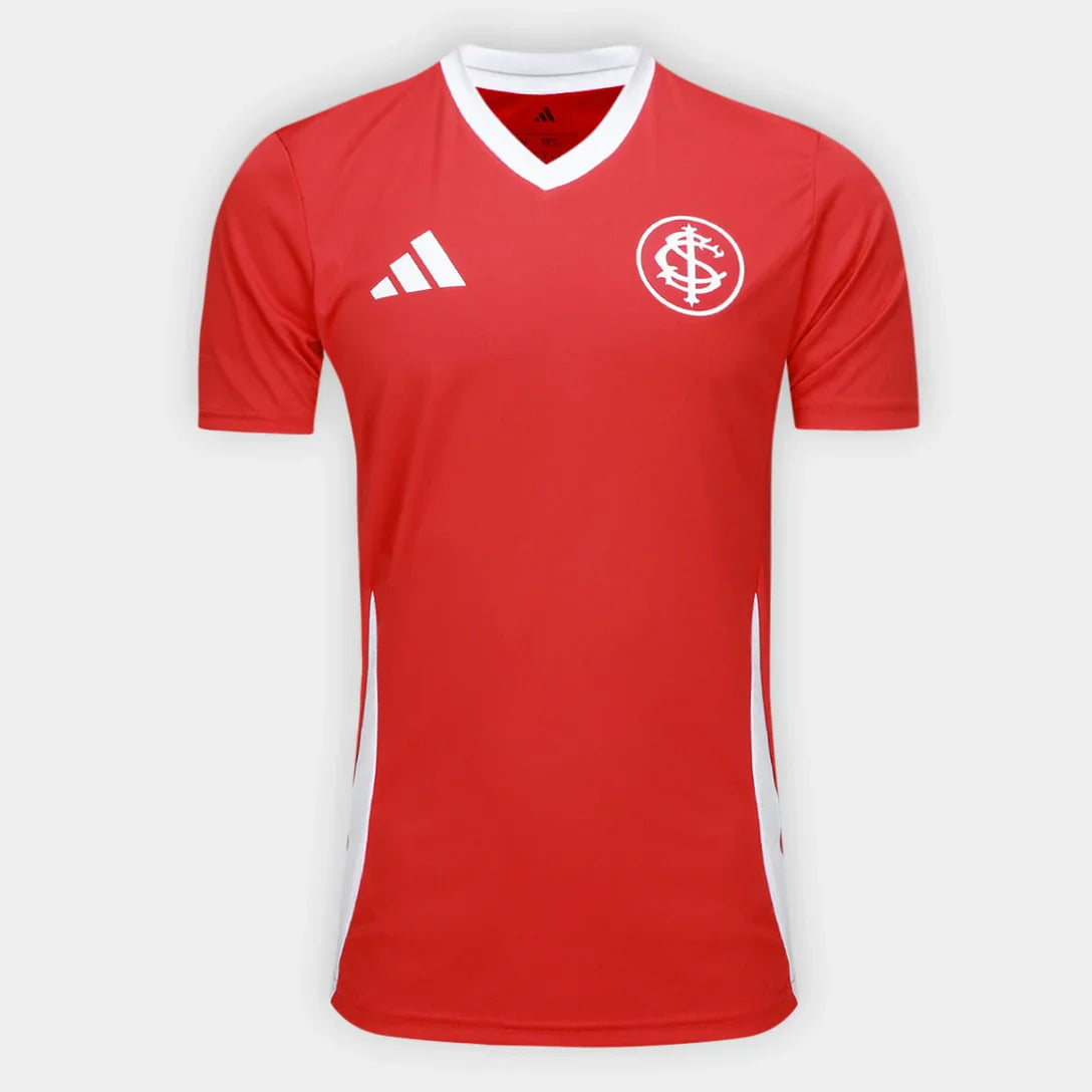 Camisa Internacional Fanshirt 25/26 Adidas Masculina - Vermelho+Branco