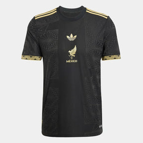 Camisa México 25/26 Ouro Adidas Masculina - Preto+Dourado