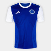 Camisa Cruzeiro 25/26 s/n Fanshirt Adidas Masculina - Azul+Branco