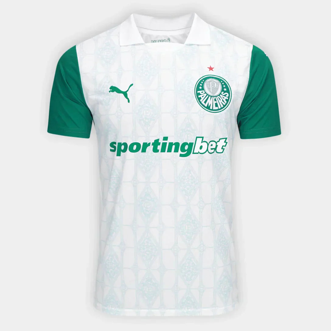 Camisa Palmeiras II 25/26 s/n Torcedor Puma Masculina - Branco