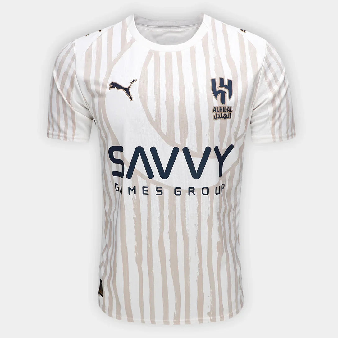 Camisa Al-Hilal Saudi Kidsuper 25/26 Torcedor Puma Masculina - Off White