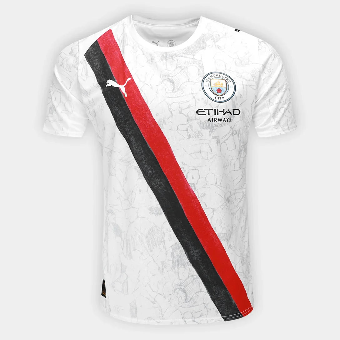 Camisa Manchester City Kidsuper 25/26 Torcedor Puma Masculina - Branco