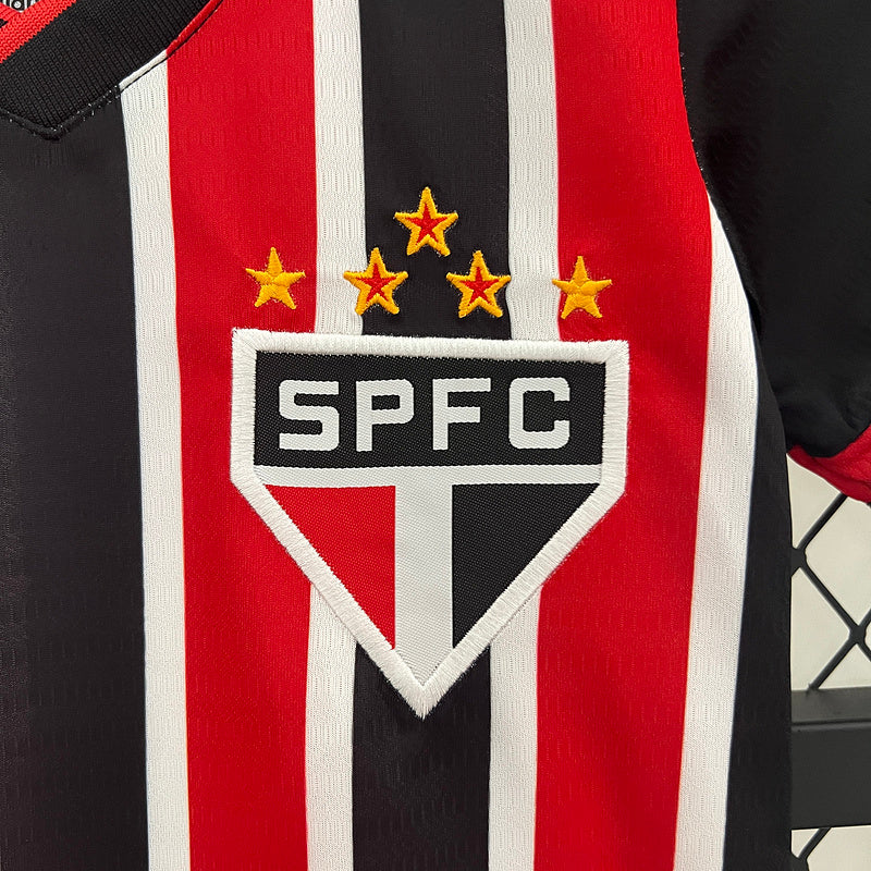 Conjunto Infantil São Paulo ll 2024/25 Tricolor - Modelo Torcedor