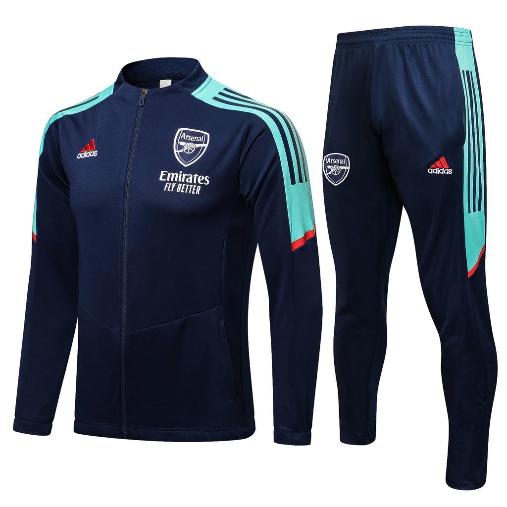 Conjunto Inverno Arsenal Azul Escuro Adidas - Com Fecho