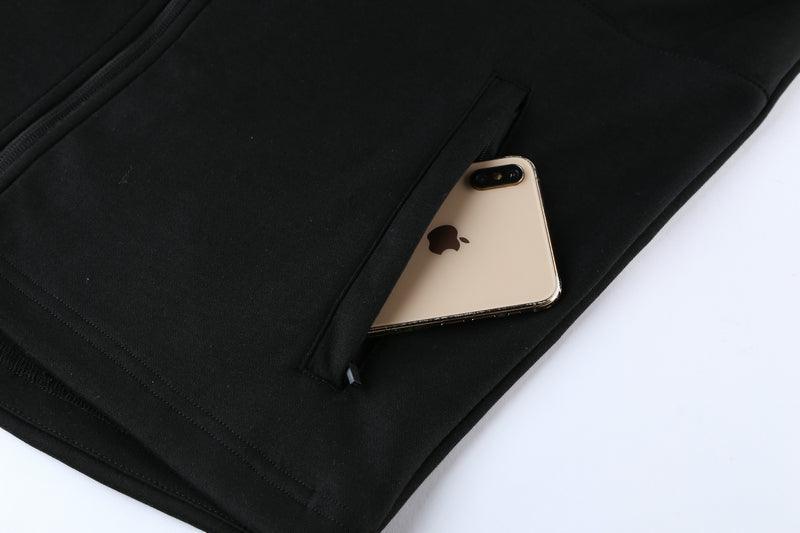 Conjunto Inverno Barcelona Preta e Roxa Nike - Com Ziper