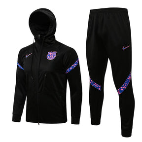 Conjunto Inverno Barcelona Preta Nike - Com Capuz