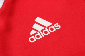 Conjunto Inverno Bayern de Munique Vermelha e Azul Adidas - Com Fecho