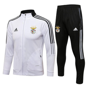 Conjunto Inverno Benfica Branca Adidas - Com Fecho