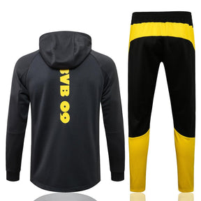 Conjunto Inverno Borussia Dortmund Cinza Puma - Com Capuz