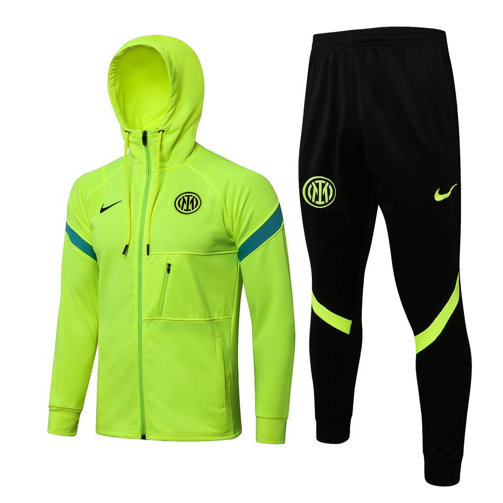 Conjunto Inverno Inter de Milão Verde Nike - Com Capuz
