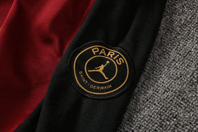 Conjunto Inverno PSG Preta e Vinho Jordan - Com Capuz