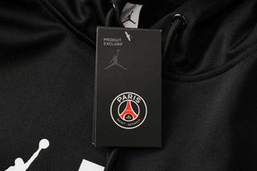 Conjunto Inverno PSG Preto Jordan - Com Capuz