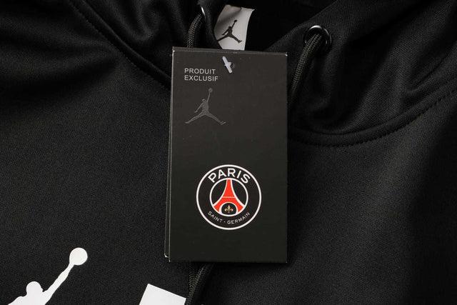 Conjunto Inverno PSG Preto Jordan - Com Capuz